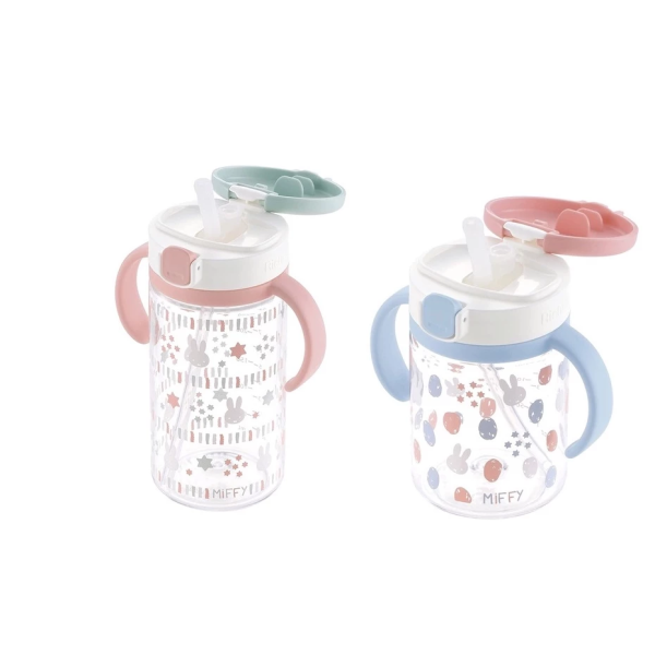 Richell 利其爾 Miffy米飛吸管水杯(200ml/320ml)) 