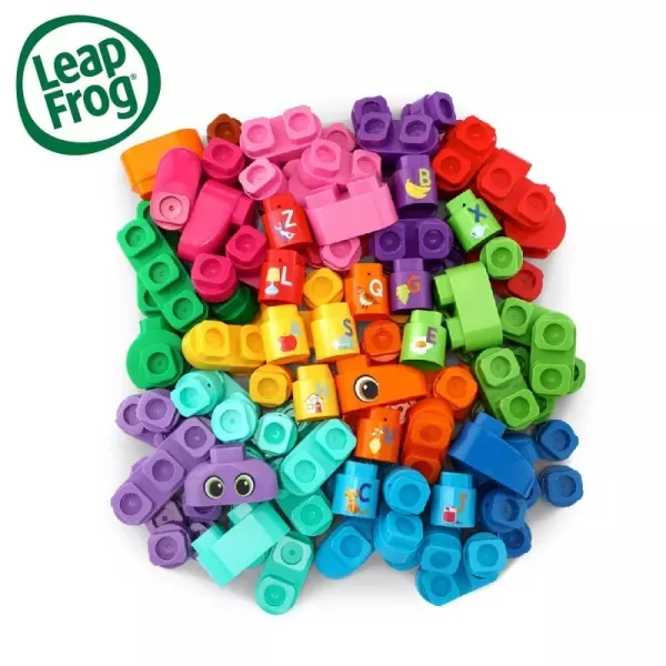 LeapFrog 小小建築師-豪華81件積木補充盒(綠/粉) 