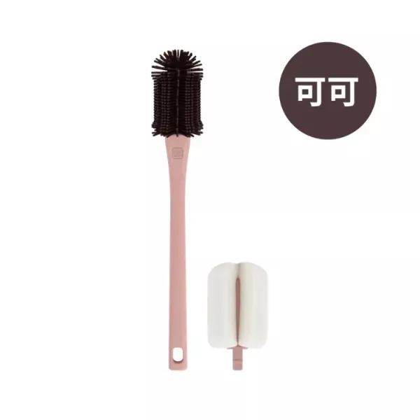 Mother-K 極簡奶瓶水杯矽膠海綿刷雙享組 
