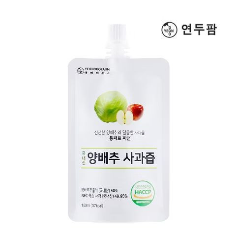 韓國YEONDOOFARM妍杜農場 NFC果汁 100ml(吸嘴裝) 
