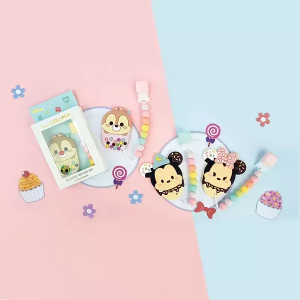 Loulou Lollipop 迪士尼系列 固齒器組/奶嘴鍊夾 