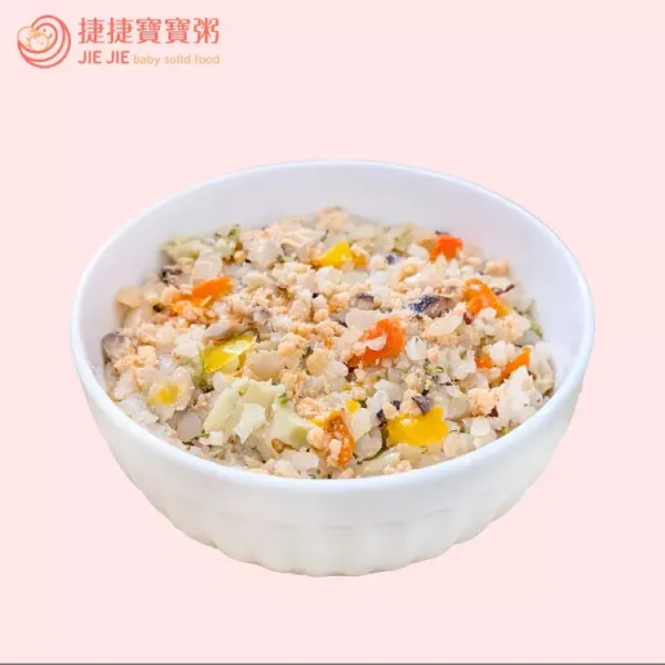 捷捷 寶寶副食品2-S7 鮭魚鮮燴燉飯(180g*2盒) 