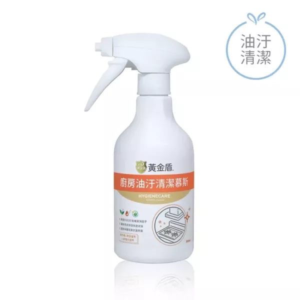 黃金盾 廚房油汙清潔慕斯 500ml 