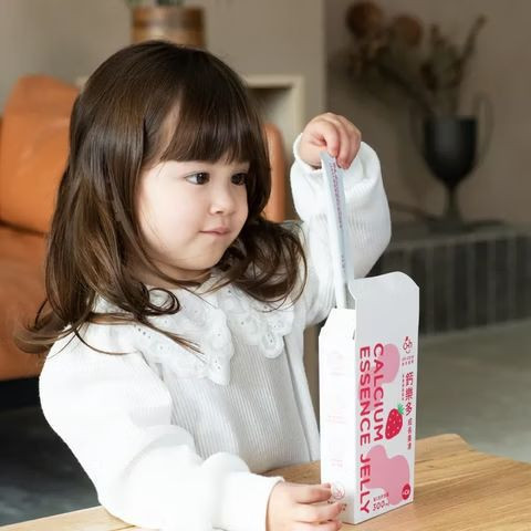 oh care 歐克威爾 兒童鈣樂多成長果凍 草莓優格 15入 