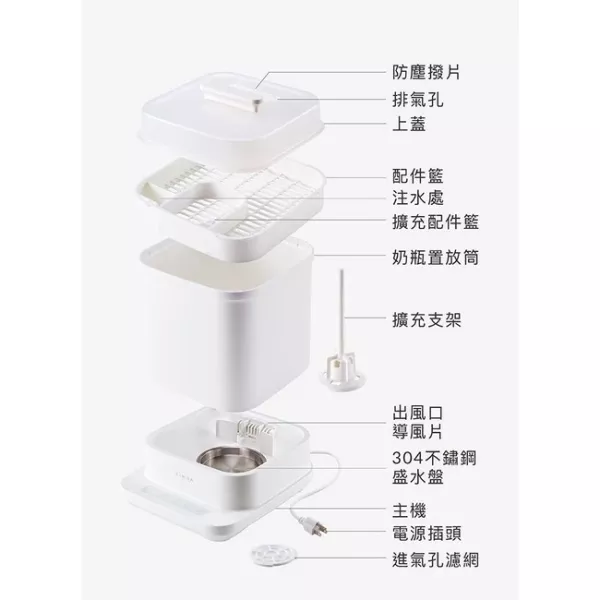 小獅王辛巴 UDI H1智能高效蒸氣烘乾消毒鍋 