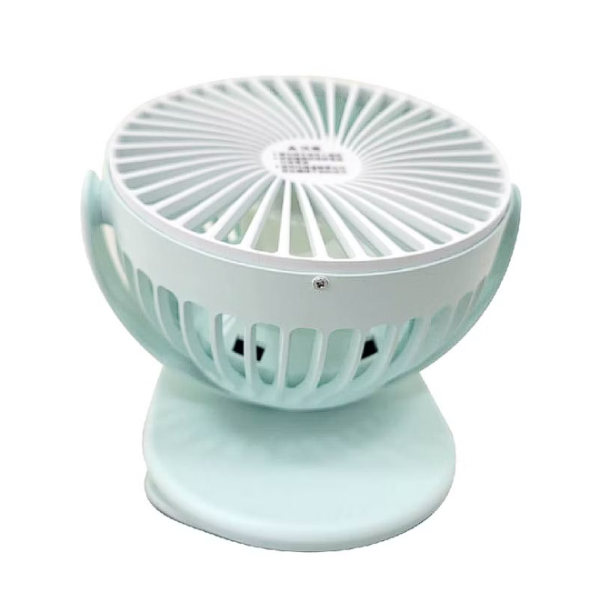 艾美特日系簡約風USB桌/夾式充電扇 