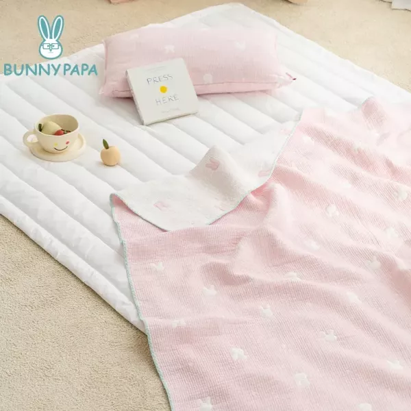 BUNNY PAPA 莫代爾四季雙面被(120*120cm) 
