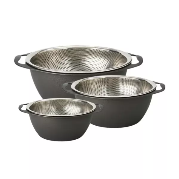 MOTHER-K LIFE 摩登鋼藝料理瀝水盆(大25cm/中22cm/小19cm) 
