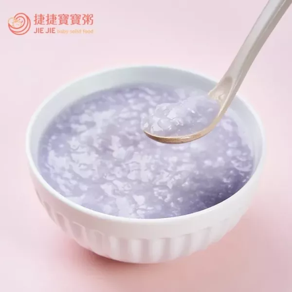 捷捷 副食品1-07 紫心豬豬小寶寶粥 (120g*4) 