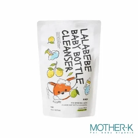 MOTHER-K LALAPOPO 草本極淨蔬果奶瓶清潔慕斯罐裝500ml/補充包400ml 