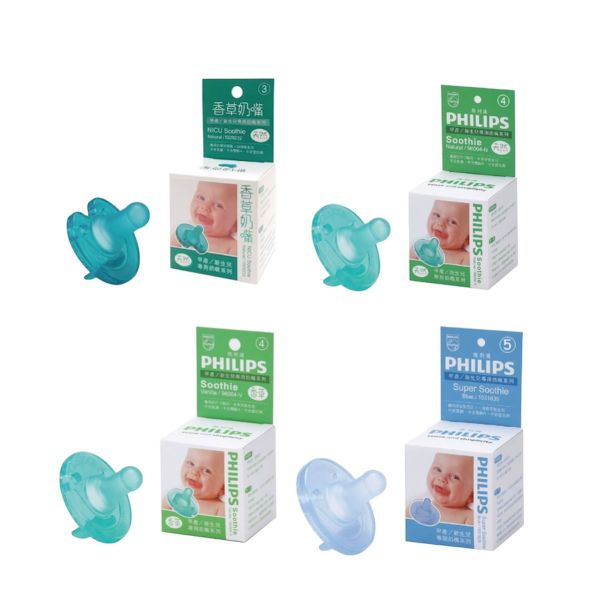 PHILIPS 飛利浦 香草奶嘴 3號/4號(早產/新生兒) 