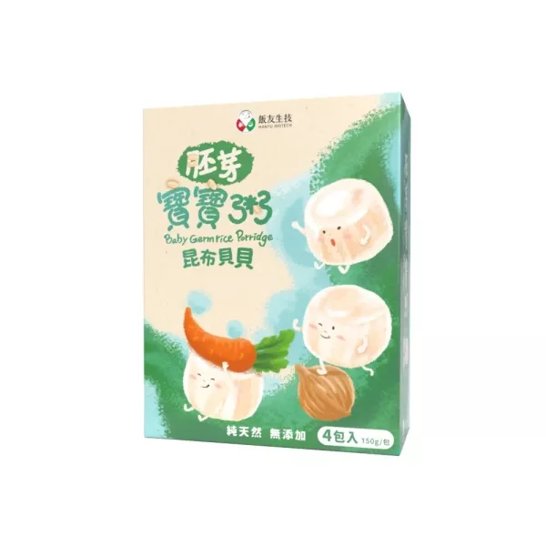 飯友 常溫寶寶胚芽粥 150g*4包/盒 10M+ 