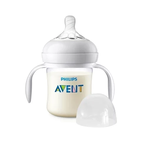 Avent 新安怡 親乳感PA防脹氣握把奶瓶 125ML(1入/2入) 加贈握把 
