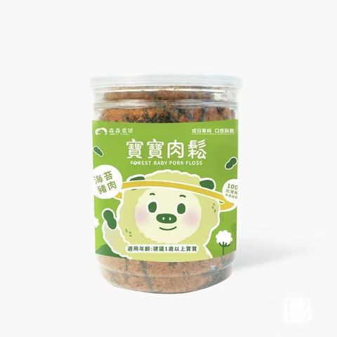 森森星球 寶寶肉鬆(原味/海苔肉鬆) 120g/罐 1Y+ 