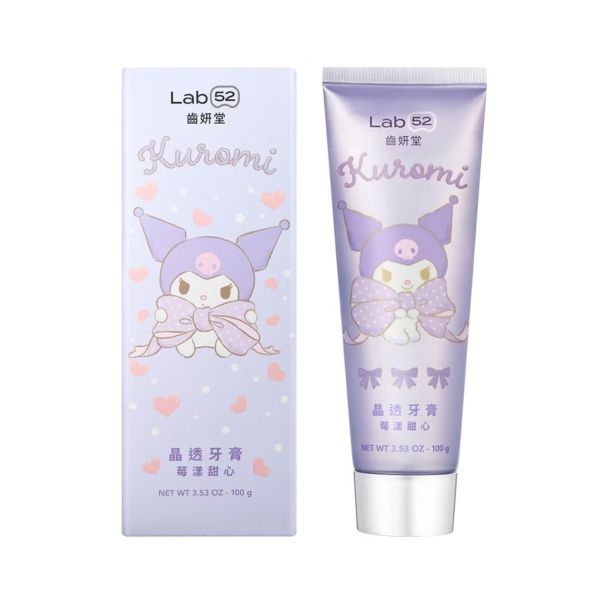 Lab52 齒妍堂 三麗鷗浪漫限定晶透牙膏100g(櫻桃蜜語/莓漾甜心) 