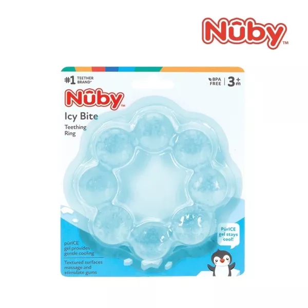 Nuby  冰膠固齒器 