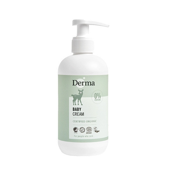 Derma丹麥德瑪 寶寶有機滋潤護膚霜(家庭號) 250ml 