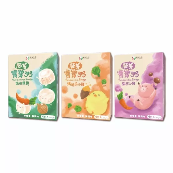 飯友 常溫寶寶胚芽粥 150g*4包/盒 10M+ 