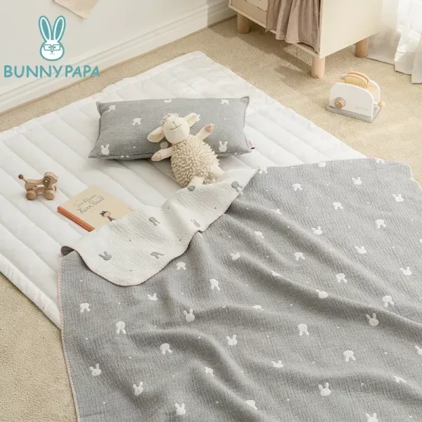 BUNNY PAPA 莫代爾四季雙面被(120*120cm) 