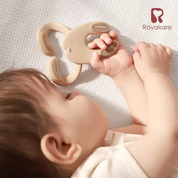 Royalcare 嬰幼撫育系列  兔子抱/奶茶獅 固齒器 