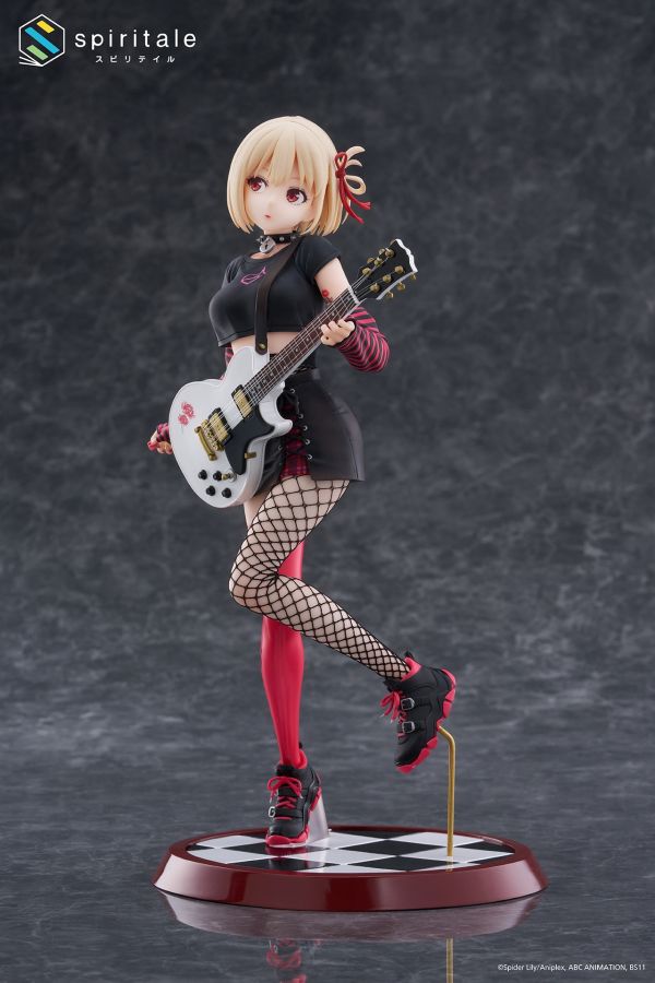 「8月25號結單」TAITO Lycoris Recoil 莉可麗絲 1/7 錦木千束 樂團ver 錦木千束公仔,莉可麗絲模型,Lycoris Recoil公仔,TAITO模型,樂團Ver,1/7比例模型,動漫舞台模型,日本女角模型,千束樂團版,新手玩具村