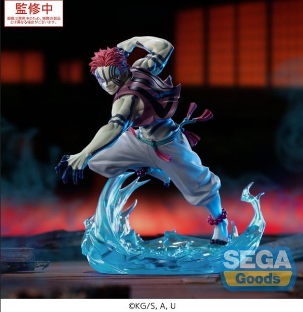 「9月30號結單」SEGA景品 XrossLink 鬼滅之刃 猗窩座 鬼滅之刃,猗窩座,SEGA,XrossLink,景品,公仔,完成品,無限城,動漫周邊,收藏,預購