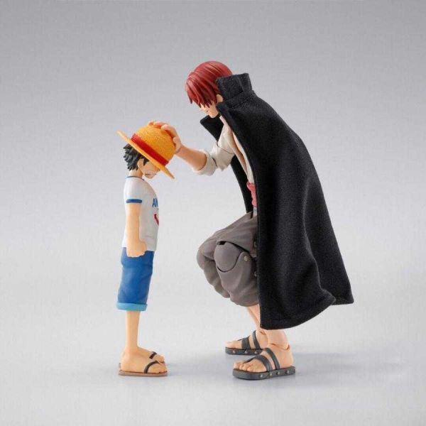 「09月11號結單」萬代 S.H.F 航海王 紅髮傑克&蒙其·D·魯夫 (少年期) BANDAI, 萬代, S.H.Figuarts, S.H.F, 航海王, One Piece, 紅髮傑克, 魯夫, 少年期, 可動公仔, 收藏模型