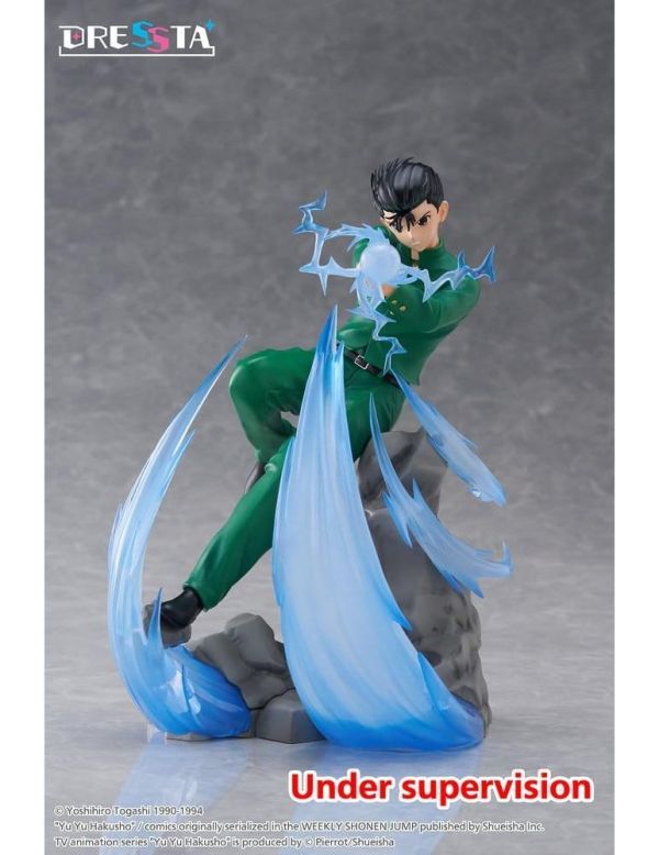 「07月20號結單」TAITO 幽遊白書 DRESSTA Statue Figure - 浦飯幽助 PVC完成品 幽遊白書,浦飯幽助,DRESSTA Statue Figure,TAITO,PVC完成品,浦飯幽助公仔,動漫模型,角色模型,收藏公仔