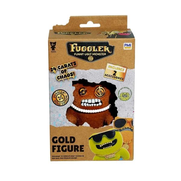 「現貨」FUGGLER 放克牙寶5吋公仔-金派系列 (隨機出貨) 放克牙寶5吋,Fuggler金派公仔,搞怪潮玩推薦,怪獸娃娃,FUGGLER公仔,英國潮玩,收藏玩具推薦,怪獸公仔,潮流設計玩偶,新手玩具村