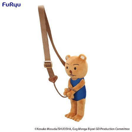 「10月01號結單」FuRyu 搞笑漫畫日和GO 被警察抓走的熊吉君 斜背小包 B FuRyu,搞笑漫畫日和,熊吉君,斜背小包,被警察抓走,動漫周邊,實用收藏