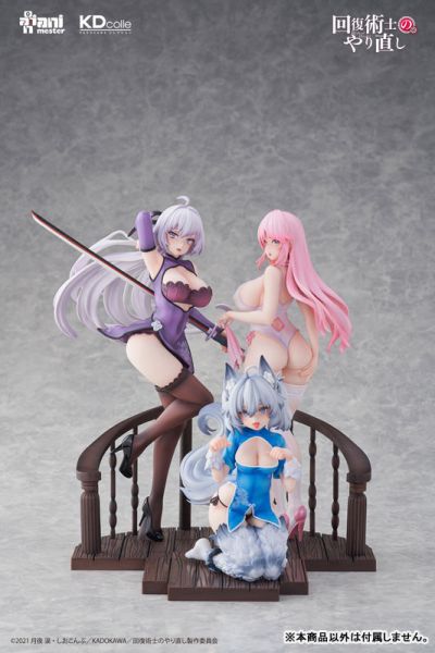 「11月17號結單」大漫匠Animester  回復術士的重啟人生 克蕾赫 芙列雅 剎那  套組 附組合特典 1/7 PVC完成品 回復術士的重啟人生,克蕾赫,芙列雅,剎那,大漫匠,Animester,1/7公仔,比例模型,PVC完成品,特典公仔,收藏模型