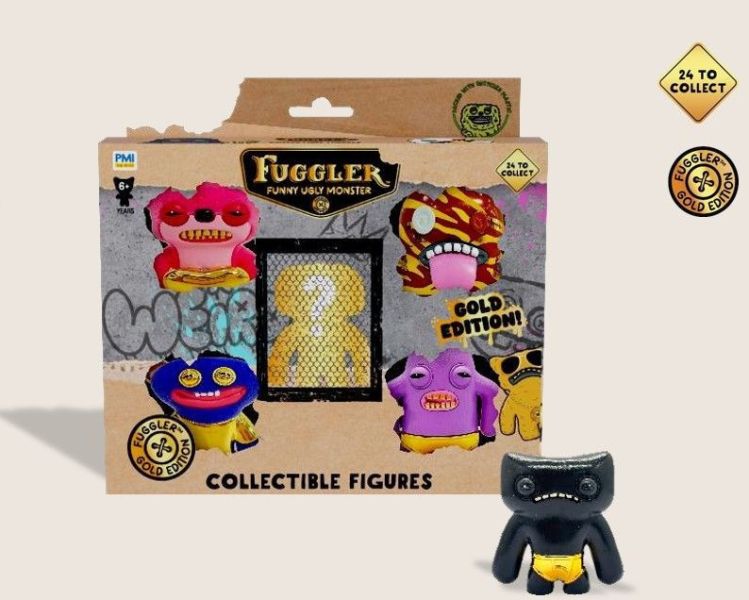 「現貨」FUGGLER 放克牙寶S3-金派系列5入組 (隨機出貨) 放克牙寶5入組,Fuggler金派系列,FUGGLER S3,Fuggler組合包,搞怪潮玩推薦,怪獸公仔,英國收藏玩具,潮流玩具組合,收藏潮玩,Fuggler正版,新手玩具村
