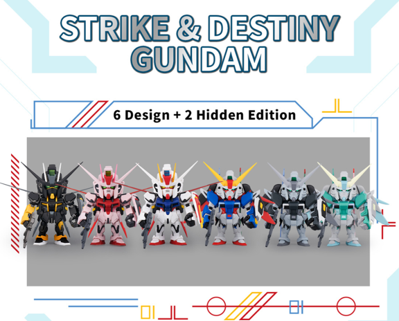 「04月02號結單」萬代 QMSV 機動戰士鋼彈 迷你攻擊&命運 鋼彈系列盲盒 盒玩 鋼彈盲盒, QMSV鋼彈, 攻擊鋼彈公仔, 命運鋼彈公仔, 鋼彈盒玩, 鋼彈公仔推薦