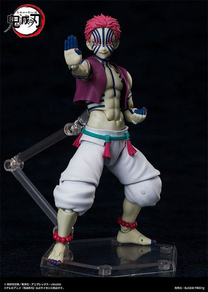 「10月27號結單」再販 FREEing figma上弦之參 猗窩座 FREEing,figma,猗窩座,鬼滅之刃,再販,可動公仔,模型收藏,上弦之參
