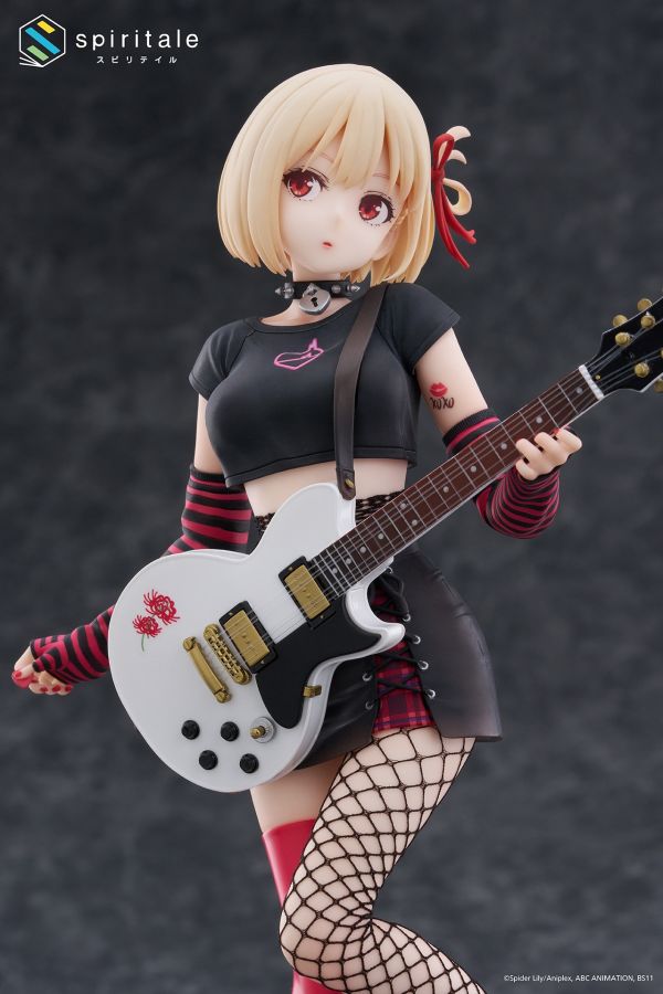 「8月25號結單」TAITO Lycoris Recoil 莉可麗絲 1/7 錦木千束 樂團ver 錦木千束公仔,莉可麗絲模型,Lycoris Recoil公仔,TAITO模型,樂團Ver,1/7比例模型,動漫舞台模型,日本女角模型,千束樂團版,新手玩具村