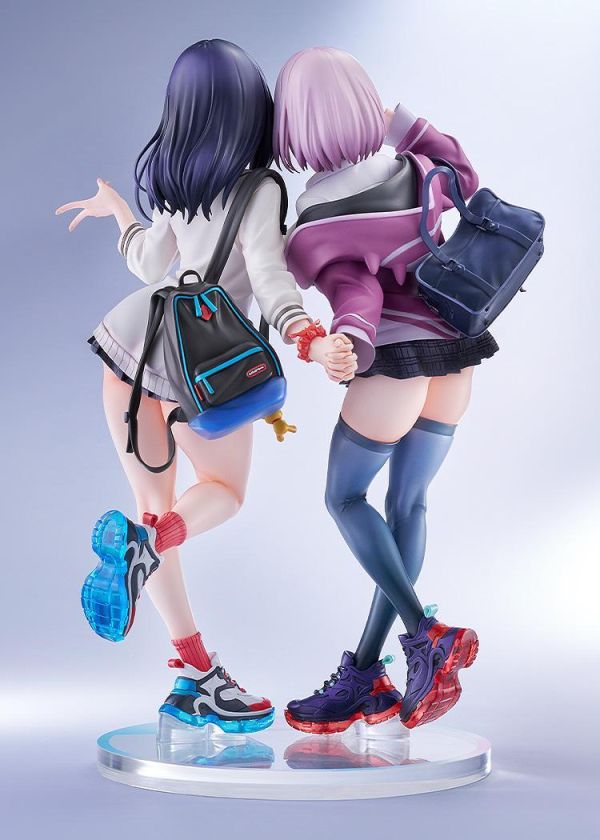 「04月13號結單」Good Smile  SSSS.GRIDMAN 寶多六花＆新條茜 feat. toridamono 1/7 PVC完成品 SSSS.GRIDMAN,寶多六花,新條茜,toridamono,1/7公仔,GoodSmile,PVC完成品,雙人套組