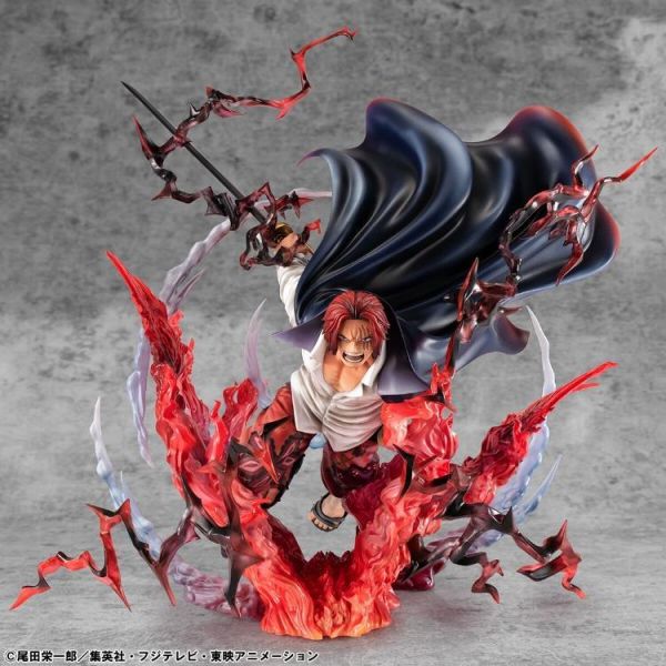 「現貨」MEGAHOUSE P.O.P 航海王 SA-MAXIMUM 紅髮海賊團 大頭版 紅髮傑克 香克斯 神避 PVC完成品 MEGAHOUSE,P.O.P,航海王,ONE PIECE,SA-MAXIMUM,紅髮傑克,香克斯,Shanks,神避,PVC完成品