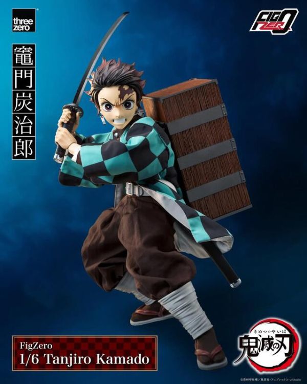「9月01號結單」FigZero 1/6 鬼滅之刃  竈門炭治郎  可動完成品 鬼滅之刃,竈門炭治郎,FigZero,1/6可動公仔,threezero,炭治郎模型,高可動模型,鬼滅模型,新手玩具村