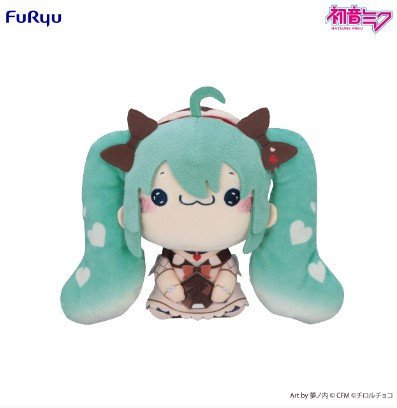 「11月04號結單」Furyu景品 初音未來×TIROL CHOCO MOCHIPICO絨毛 微笑 ver. Furyu,景品,初音未來,TIROL CHOCO,MOCHIPICO,絨毛,微笑ver,公仔,收藏,新手玩具村