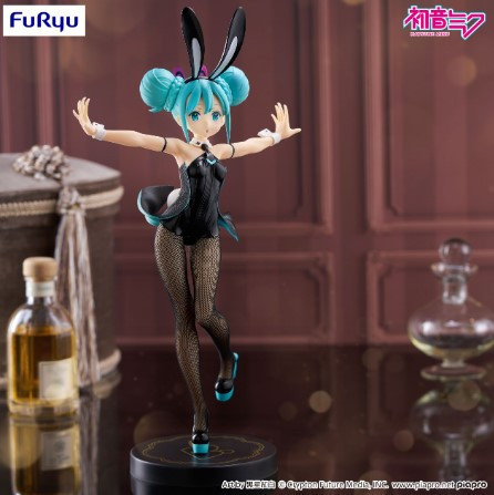 「8月18號結單」FuRyu景品 初音未來 BiCute Bunnies公仔 初音未來,FuRyu,景品公仔,BiCute Bunnies,黑兔裝,網襪,正版景品,動漫收藏,二次元周邊,新手玩具村