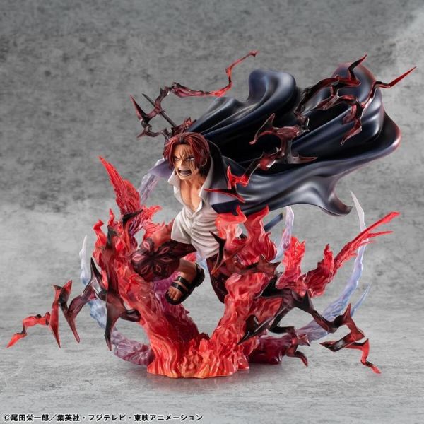 「現貨」MEGAHOUSE P.O.P 航海王 SA-MAXIMUM 紅髮海賊團 大頭版 紅髮傑克 香克斯 神避 PVC完成品 MEGAHOUSE,P.O.P,航海王,ONE PIECE,SA-MAXIMUM,紅髮傑克,香克斯,Shanks,神避,PVC完成品