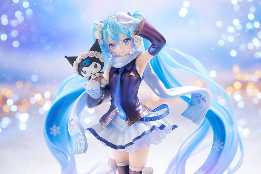 「12月1號結單」 Good Smile  Character Vocal系列01 初音未來 雪未來×酷洛米 1/7 PVC完成品 Good Smile,GSC,初音未來,雪未來,酷洛米,1/7比例,公仔,PVC,聯名,新手玩具村