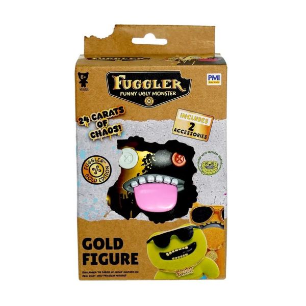 「現貨」FUGGLER 放克牙寶5吋公仔-金派系列 (隨機出貨) 放克牙寶5吋,Fuggler金派公仔,搞怪潮玩推薦,怪獸娃娃,FUGGLER公仔,英國潮玩,收藏玩具推薦,怪獸公仔,潮流設計玩偶,新手玩具村