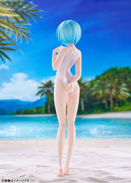 「08月17號結單」WAVE 代理版 POP UP PARADE BEACH QUEENS 福音戰士 綾波零（連身泳裝Style）L Size 福音戰士,綾波零,BEACH QUEENS,POP UP PARADE,L Size,連身泳裝Style,WAVE,美少女模型,代理版公仔