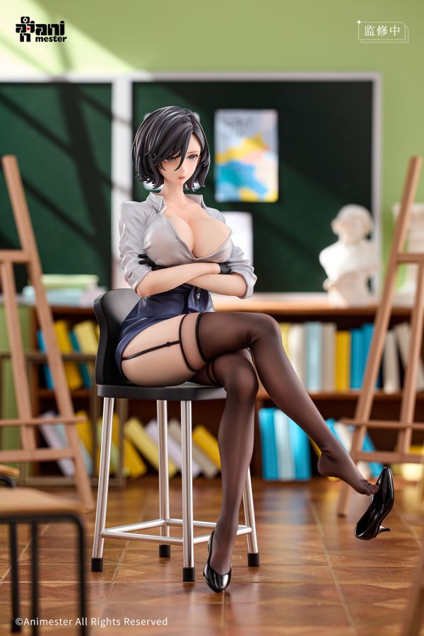「12月02號結單」大漫匠Animester 1/6美術老師的課後指導 瑠美 (附特典:水貼嚴肅臉) 大漫匠, Animester, 瑠美, 美術老師的課後指導, 1/6比例公仔, 特典版, 模型公仔, 收藏模型, PVC公仔, 動漫週邊