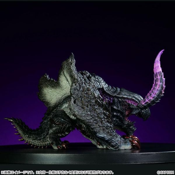 「08月12號結單」CAPCOM 魔物獵人 CFB 軟膠模型 黑蝕龍(完成品) 魔物獵人,黑蝕龍,CFB,軟膠模型,CAPCOM,Monster Hunter,黑蝕龍模型,完成品,收藏模型