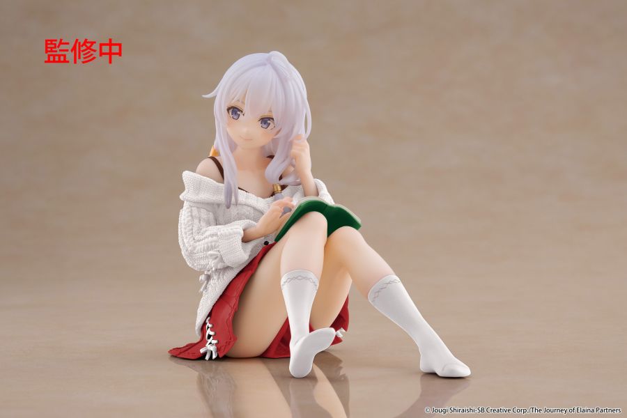 「8月04號結單」TAITO 魔女之旅 Desktop Cute Figure - 伊蕾娜 (休閒服 Ver.) Renewal 伊蕾娜公仔,魔女之旅模型,休閒服景品,TAITO模型,Desktop Cute系列,Renewal版本,動漫景品推薦,日本美少女模型,伊蕾娜休閒版,新手玩具村