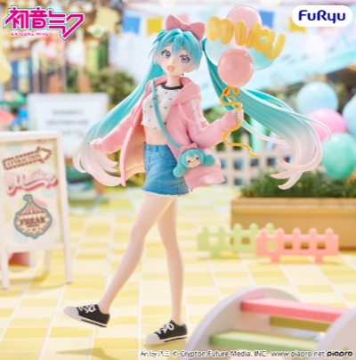 「07月10號結單」Furyu 景品 初音未來 Muchute公仔 主題樂園約會ver. 初音未來,Muchute公仔,主題樂園約會Ver,FuRyu景品,VOCALOID,初音公仔,景品公仔,動漫模型,收藏公仔