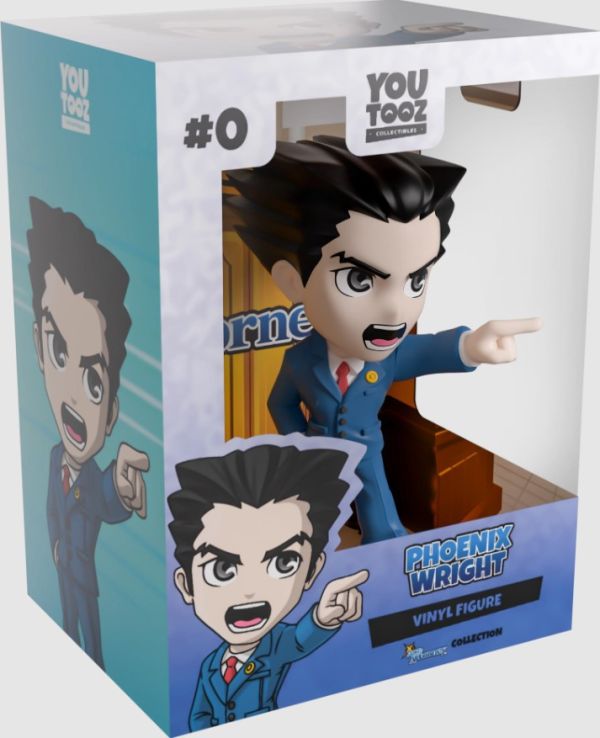 「11月05號結單」Youtooz 逆轉裁判 成步堂龍一  不可動 搪膠公仔 Youtooz,逆轉裁判,成步堂龍一,搪膠公仔,不可動,遊戲角色,公仔,收藏,正版,新手玩具村