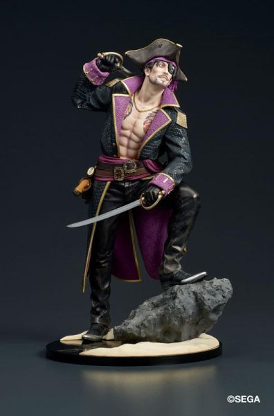 「8月24號結單」DIGSTA 人中之龍8外傳 夏威夷海盜 真島吾朗 海盜船長 DIGSTA,人中之龍8外傳,夏威夷海盜,真島吾朗,海盜船長,Goro Majima,PVC完成品,收藏模型,電玩模型